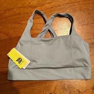 All in Motion - Square Neck Crossback Sports Bra - Size Large NWTs